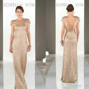 Sorella Vita Champagne Sequin dress
